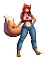 Trendy fox by Furball