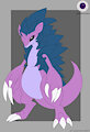 Lavender Anthro Sandslash Adopt-OPEN by ChaosEye