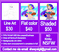 commission sheet by sheepsigil
