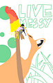 Live Messy by BuddyUnicorn777