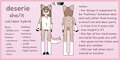 sfw deserie ref sheet by kittydeer