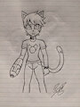 Miles B With A Blaster by SomeCat01
