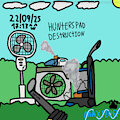 Maxfluff Fanmade Art - Hunterspad Destruction by MaxfluffTheCoonFox2002