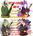 Furry YCH OPEN - Rock Star by fennekfuchs