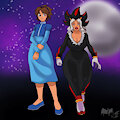 Junior Maria and Elena Shadow - Halloween 2025 by TittyKubo
