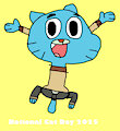 Gumball Watterson in National Cat Day 2025