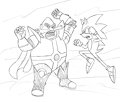 Sonictober Day 29 - Last Stand by LoneWolf23k