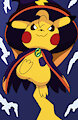 Halloween Pika-Witch by TenebrousRaven