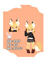 Yellow kitsune adopt ! [SOLD] by Mochicake85