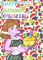 B.G: Dolphia with a cake to XPGlitz236 by CapCheto92