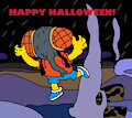 Happy Halloween with Bart Simpson