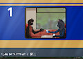 Train trip -|comm|- by Blackheartdrago