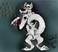 Happy Halloween From Rhythm Werewolf Husky Hybrid by RhythmCHusky94