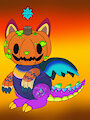 A pumpkin chao wishes you a happy holloween by Pastelsugarhedgie