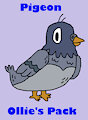 Ollie's Pack Animal Collection: Pigeon