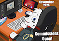Commissions Open - November 2025! by Marvispot84arts