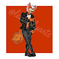 Confident Orange Anthro Fox Boy | Digital Art by LexiOnlyArts by lexionlyarts
