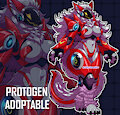 [ADOPTABLE] / Photon Berserk Protogen by Sheecktor