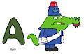 A - Alligator Idea #1 Character - Officer Grinder