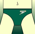 Edvin's Turquoise Speedo