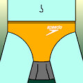Bendt's Orange Speedo