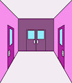 Diamond Coast High School Hallway