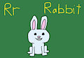 R is for Rabbit #2 (My Version) - Rabbit (The Twisted Timeline of Sammy and Raj)