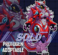 [ADOPTABLE] / Photon Berserk Protogen by Sheecktor