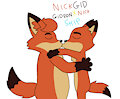 NickGid (Nick Wilde X Gideon grey ship fanart) by AnthonitecusW0LF