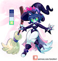 Witch cat ADOPTABLE by NoriNoir