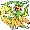 Pixel uluri dragon roar by Uluri
