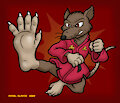 Splinter Kick by AngelBlancoArts