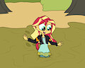 sunset shimmer quicksand sink 2 by mucky