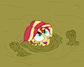 sunset shimmer quicksand sink 3 by mucky