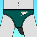 Gisle's Dark Turquoise Speedo