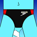 Terry's Black and Red Speedo
