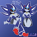 Fem Neo Metal Sonic by LilCrazyBat