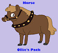 Ollie's Pack Animal Collection: Horse