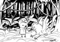 Commission - MF:Establish superiority by punching nearest gryphon in beak
