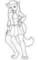 Helena Silverpaw — School Uniform by Sontock