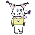 Gatomon Dressed Like Kari by jeremycrimson