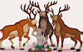 Rodolph and the reindeer by Cajuzinho02