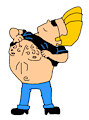 Johnny Bravo Showing his Bellybutton
