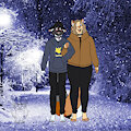 :G: Winter_stroll_with_hunny by Lovelysaber