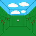 Forestville Elementary School Hallway (Door Closed)