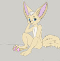 Fennec sitting by Sylusott