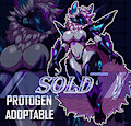 [ADOPTABLE] / Evil Cyber Protogen