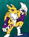 (Doodle) Renamon by AndreuT