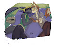 Viv Colo Doodle 1 - Whiskers Art