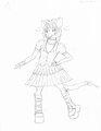 Punk Lolita Possum - Sketch by NightWolf714